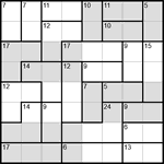 Судоку-убийца 8х8 #20 средний