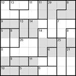 Судоку-убийца 8х8 #19 очень трудный