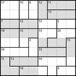 Судоку-убийца 8х8 #20 очень трудный