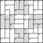 Судоку-убийца 9х9 #24 легкий