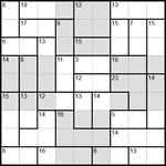 Судоку-убийца 9х9 #24 средний