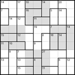 Судоку-убийца 9х9 #26 средний