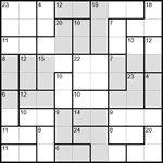 Судоку-убийца 9х9 #24 трудный