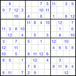 Судоку 12х12 #97 легкий