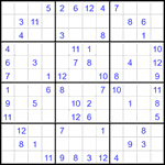 Судоку 12х12 #92 средний