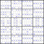Судоку 20х20 #60 легкий