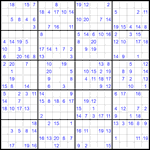 Судоку 20х20 #55 средний