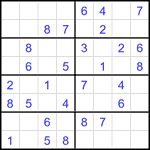 Судоку 8х8 #26 легкий