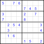 Судоку 8х8 #22 средний