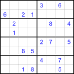 Судоку 8х8 #24 средний