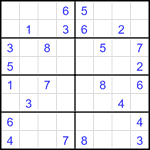 Судоку 8х8 #25 средний