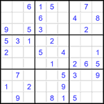 Судоку 9х9 #3506 легкий