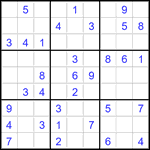 Судоку 9х9 #3508 легкий
