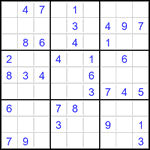 Судоку 9х9 #3514 легкий
