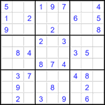 Судоку 9х9 #3520 легкий