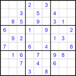 Судоку 9х9 #3521 легкий