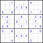 Судоку 9х9 #3522 легкий