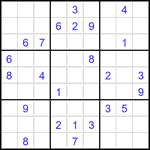 Судоку 9х9 #3478 средний