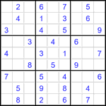 Судоку 9х9 #3488 средний