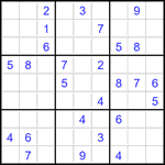 Судоку 9х9 #3493 средний