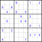 Судоку 9х9 #3468 очень трудный