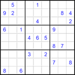 Судоку 9х9 #3472 очень трудный