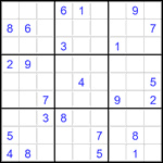 Судоку 9х9 #3487 очень трудный