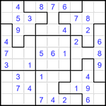 Судоку-пазл 9х9 #418 легкий