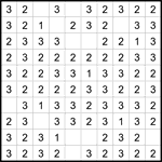 Четыре клетки 10х10 #9 легкий