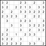 Четыре клетки 10х10 #1 средний