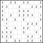 Четыре клетки 10х10 #6 средний