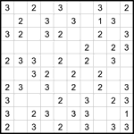 Четыре клетки 10х10 #7 средний