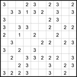 Четыре клетки 10х10 #9 средний