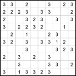 Четыре клетки 10х10 #10 средний