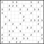 Четыре клетки 12х12 #3 трудный