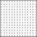 Четыре клетки 14х14 #1 легкий