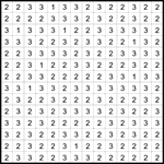 Четыре клетки 14х14 #2 легкий