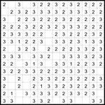 Четыре клетки 14х14 #4 легкий