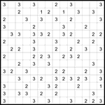 Четыре клетки 14х14 #5 трудный