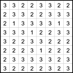 Четыре клетки 8х8 #2 легкий