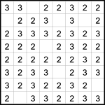 Четыре клетки 8х8 #3 легкий