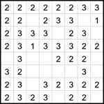 Четыре клетки 8х8 #5 легкий