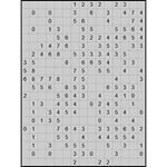 Японская мозаика #3884 “Девочка”