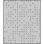 Японская мозаика #3900 “Зебра”