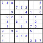 Судоку 9х9 #3527 легкий