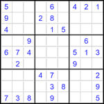 Судоку 9х9 #3529 легкий