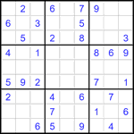 Судоку 9х9 #3530 легкий