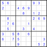 Судоку 9х9 #3531 легкий