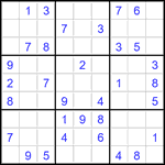 Судоку 9х9 #3533 легкий