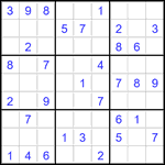 Судоку 9х9 #3534 легкий